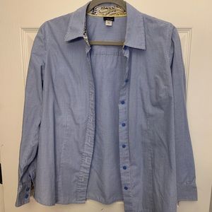 Basic Editions long sleeve button down shirt